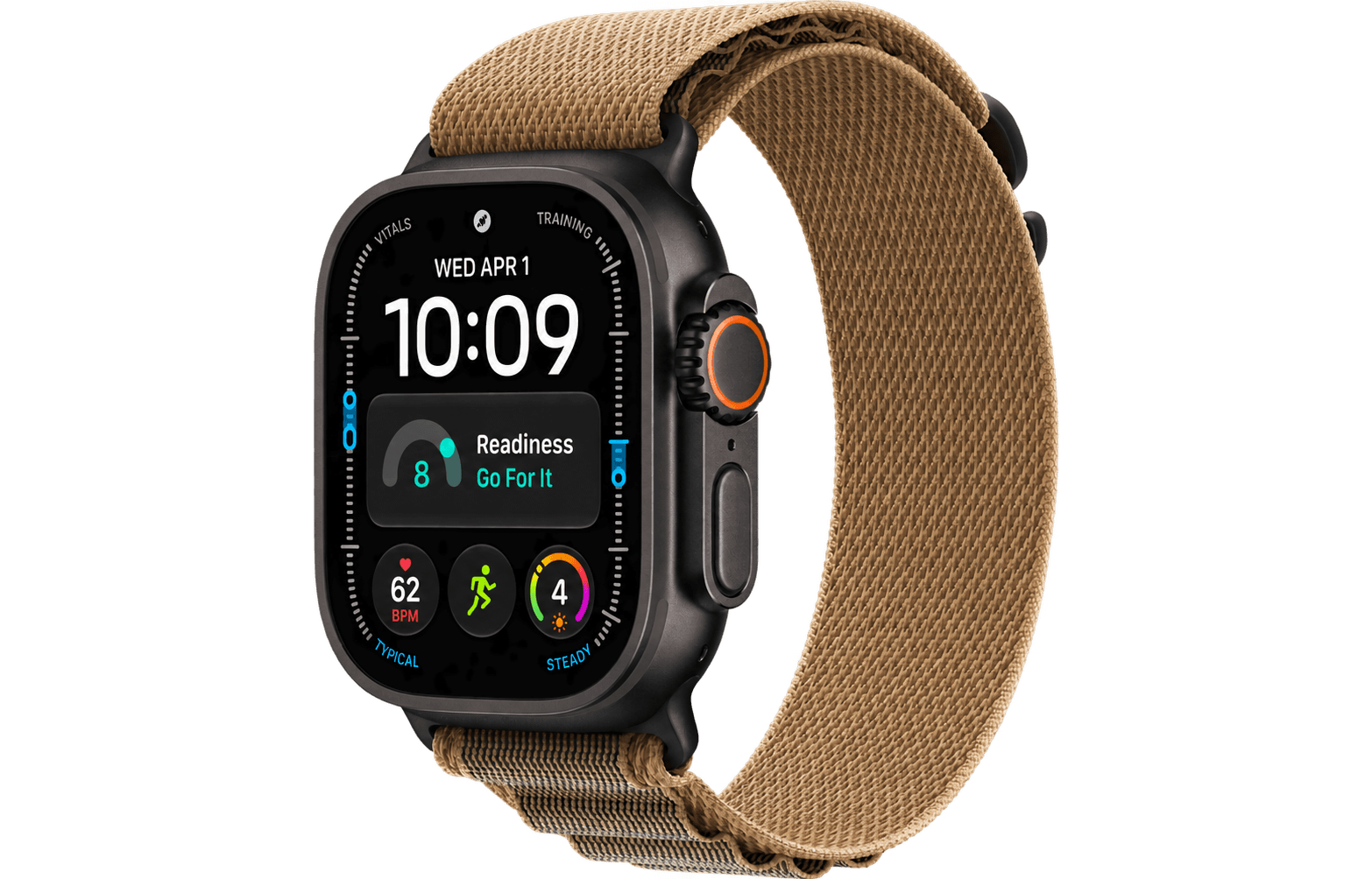 Apple Watch Ultra 4 — Black / Alpine Loop Desert